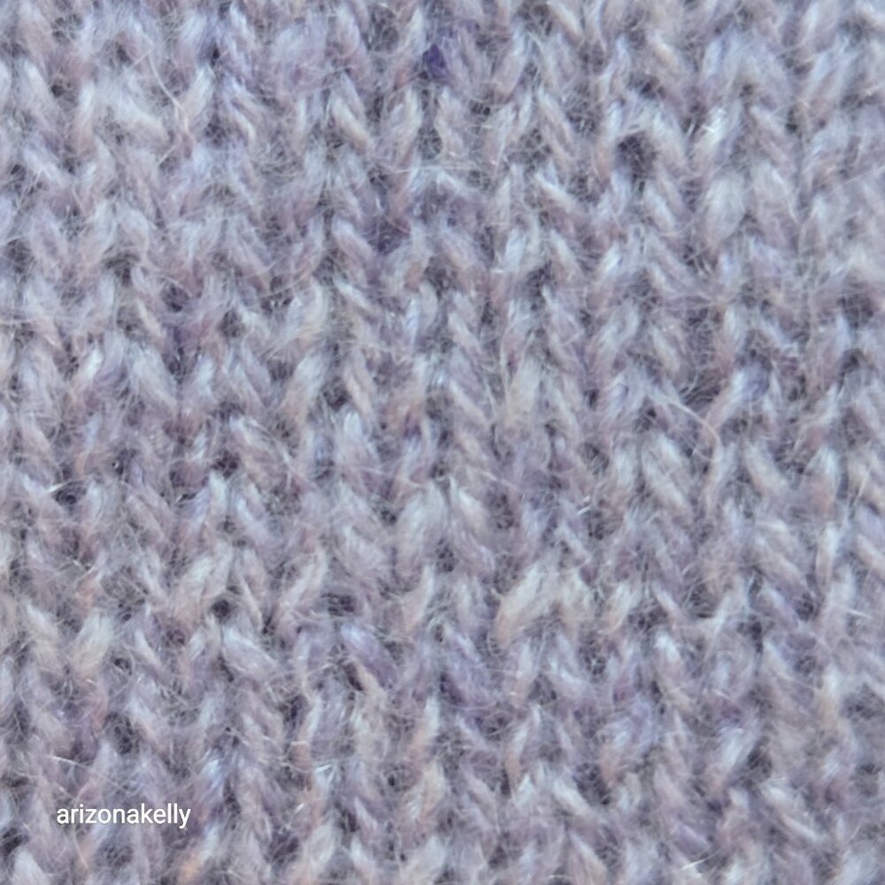 The Cashmere Project Heathered Lavender Knit Scarf - Picture 9 of 14